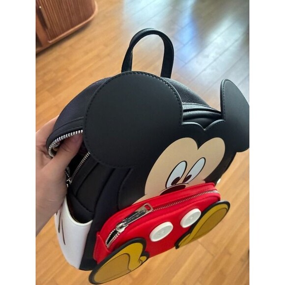 Loungefly Disney Mickey Mouse Cosplay Mini Backpack Like New 3D main image 5